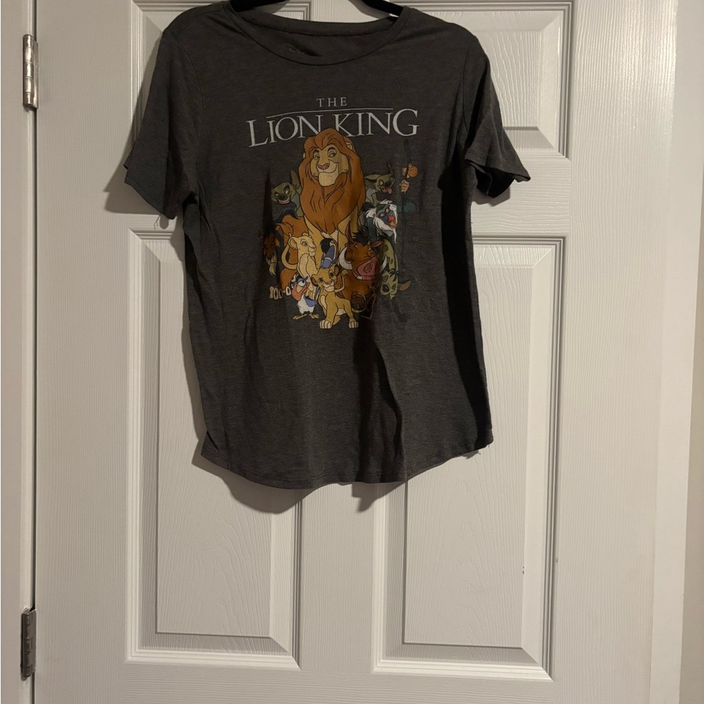 Disney The Lion King Gray Short Sleeve Tee